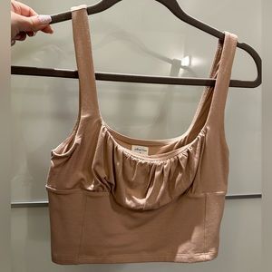 Aritzia Wilfred Blush Pink Top